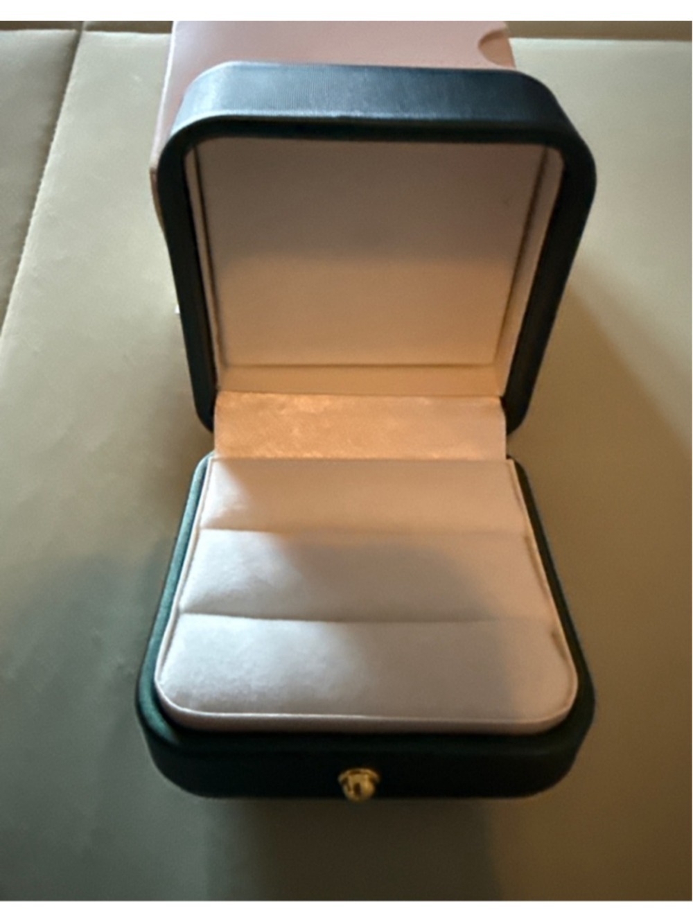 Unisex Unbranded Jewelry Organizer One Size Black Beige Ring Box